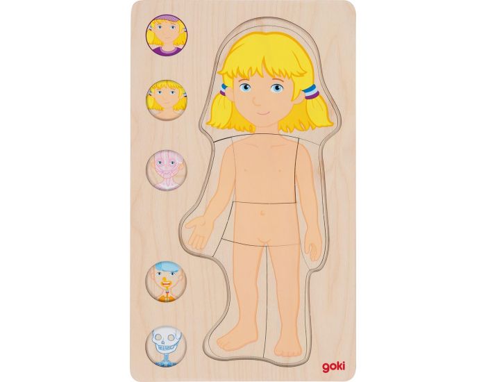 GOKI Puzzle Corps Humain - Fille - D�s 4 ans (1)