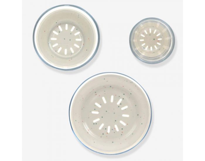 LASSIG Coffret Repas en Verre / Silicone - Nature - D�s 12 mois (1)