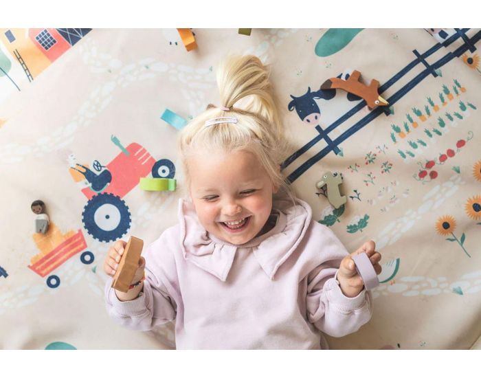 PLAY & GO Tapis et Sac de Rangement - D�s La Naissance Farm (5)