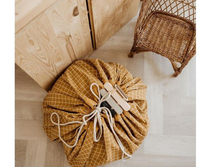 PLAY & GO Tapis et Sac de Rangement - Grid - D�s La Naissance (3)