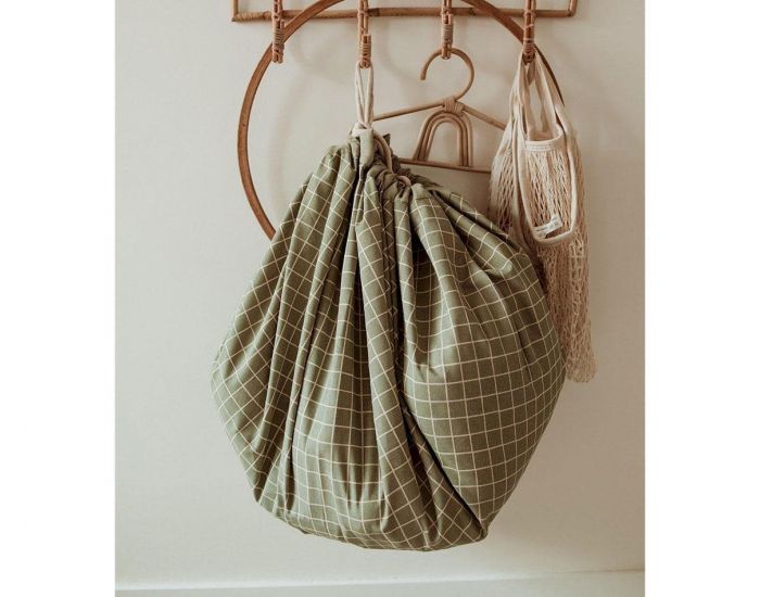 PLAY & GO Tapis et Sac de Rangement - Grid - D�s La Naissance (5)