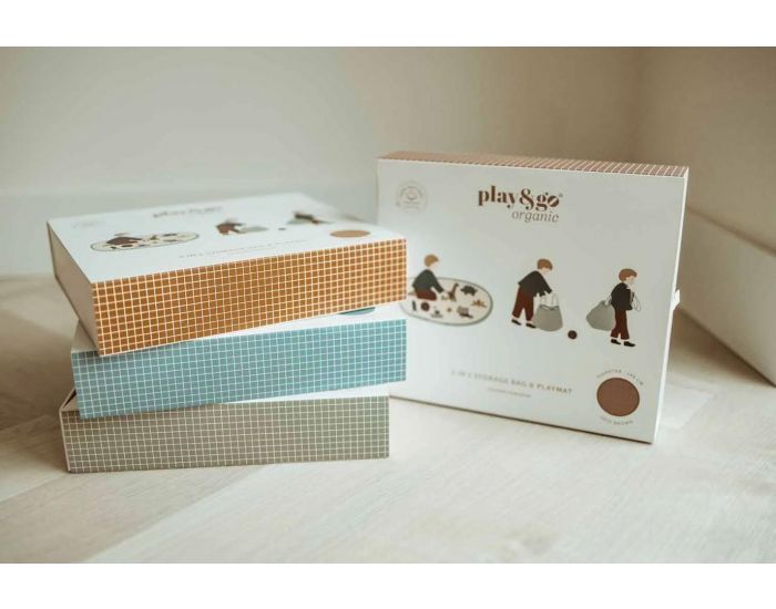 PLAY & GO Tapis et Sac de Rangement - Grid - D�s La Naissance (7)