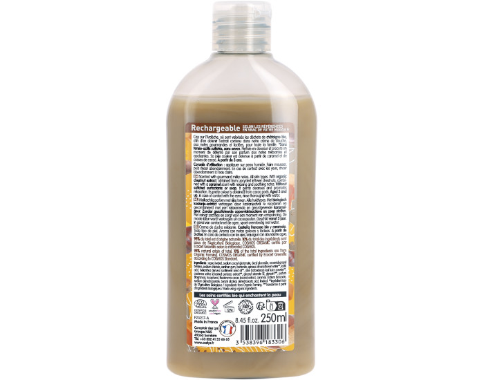 COSLYS Crme de Douche Relaxante - Chtaigne Caramel - 1L (1)