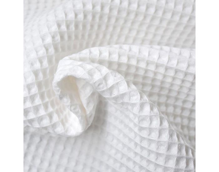 PAPATE Couverture Nid d'Abeilles en Coton Bio - Aiko (3)