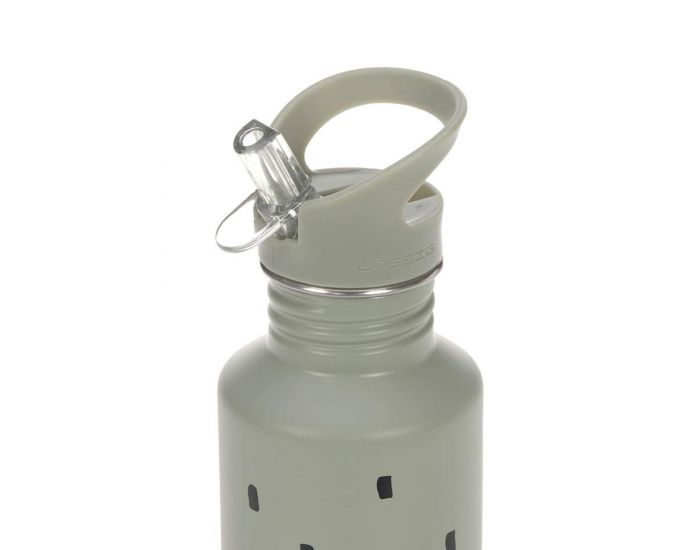 LASSIG Gourde en inox - 500 ml Happy Olive (1)