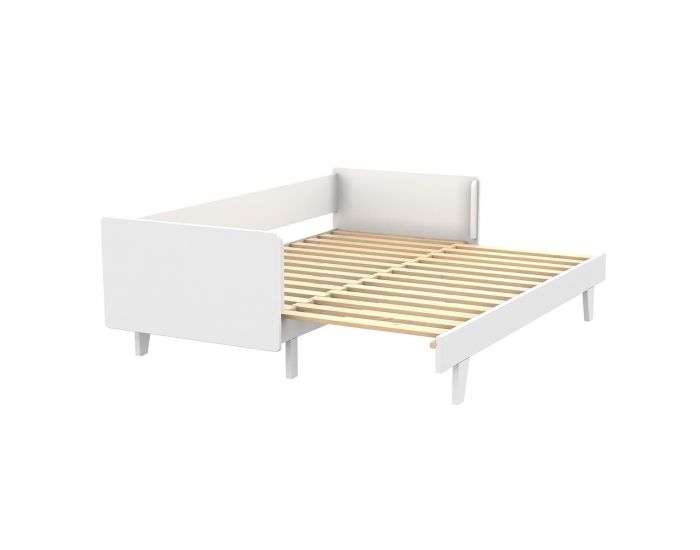 AKITEN RETAIL Pack Lit Gigogne avec Matelas - Capri Blanc (1)