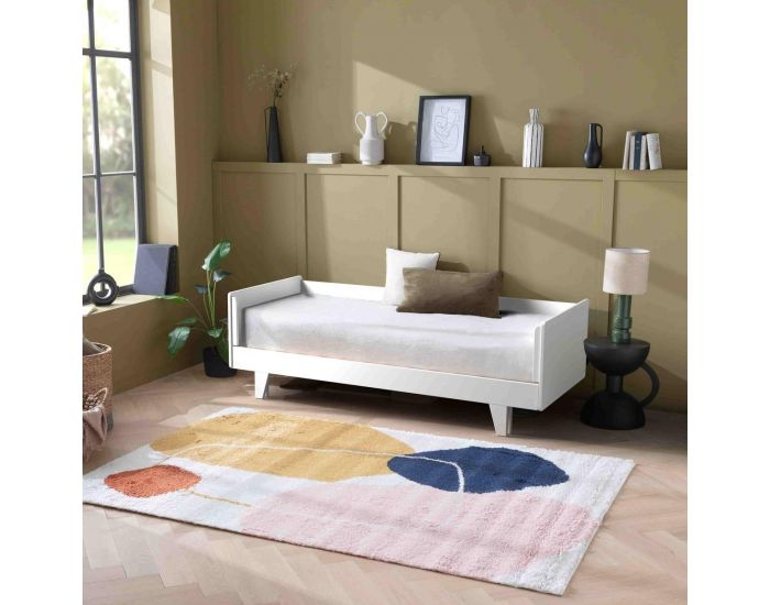 AKITEN RETAIL Pack Lit Gigogne avec Matelas - Capri Blanc (2)