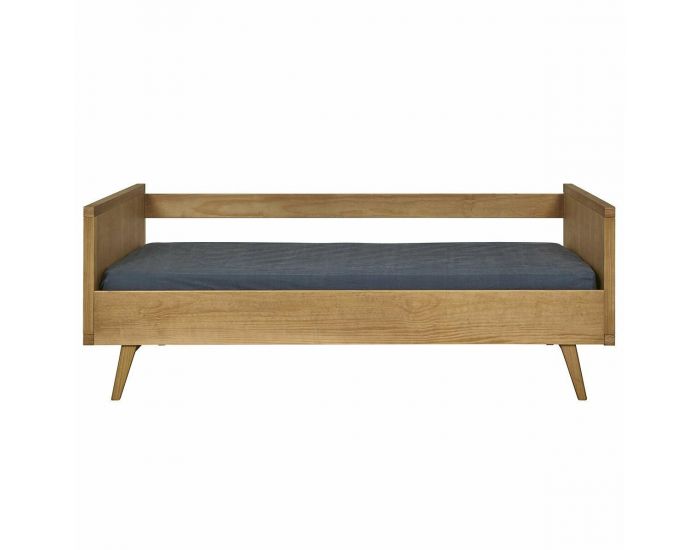 AKITEN RETAIL Pack Lit Banquette - avec Matelas - Marley Bois (2)