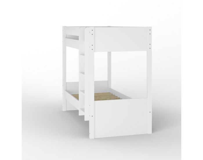 AKITEN RETAIL Pack Lit Superpos� avec Matelas - Lucia - Blanc (1)