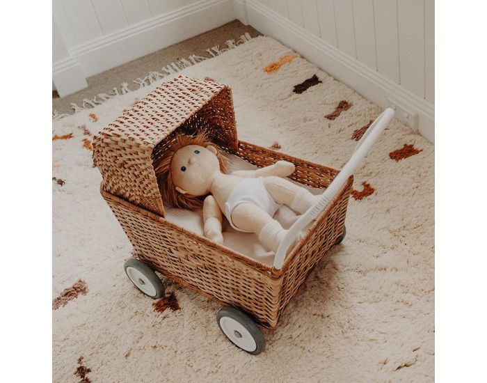 OLLI ELLA Landau en Rotin pour Poup�e - D�s 18 Mois (3)