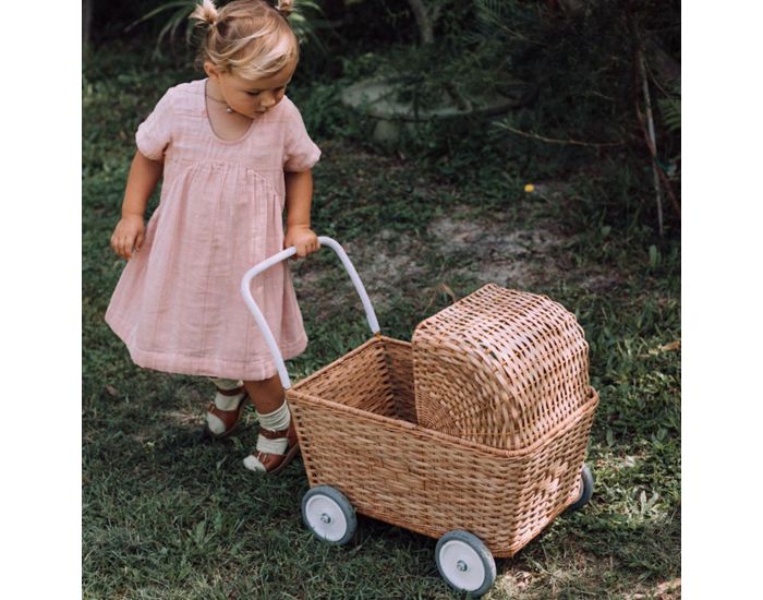 OLLI ELLA Landau en Rotin pour Poup�e - D�s 18 Mois (2)