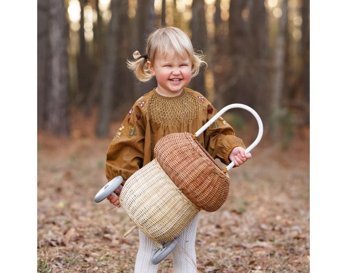 OLLI ELLA Panier � Roulettes - Luggy - Champignon - D�s 3 Ans (1)