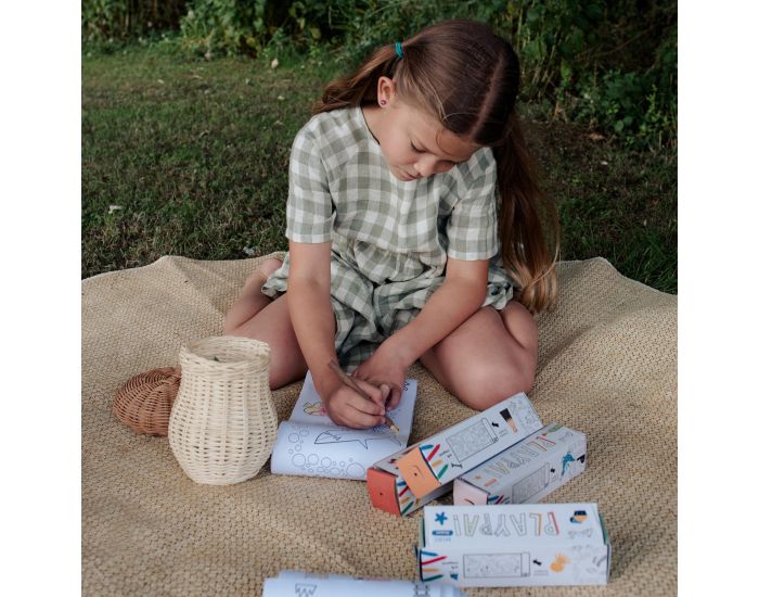 OLLI ELLA Mini Rouleau de Coloriage - Ocean - D�s 3 ans (2)