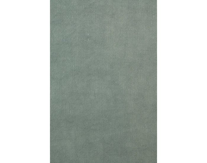 KADOLIS Drap Housse Bb en Lin et Coton Bio - Vert Aqua - 60 x 120 cm (3)