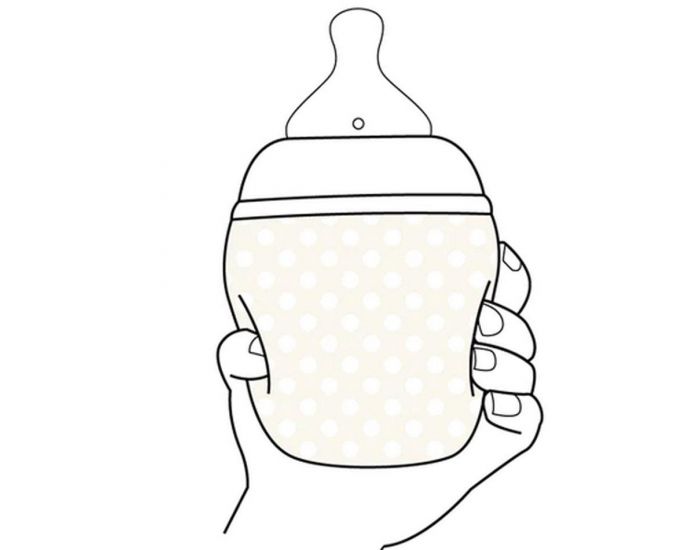 �LH�E Biberon - Sand - 240 ml (1)