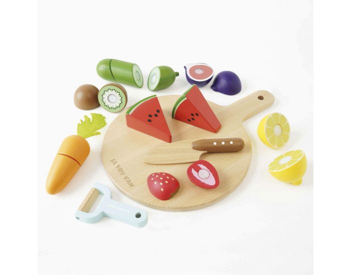 LE TOY VAN Aliments en Bois � D�couper - D�s 2 Ans (1)
