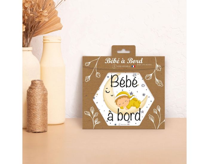 IRREVERSIBLE Adh�sif / Autocollant - B�b� � Bord - Clair de Lune (3)