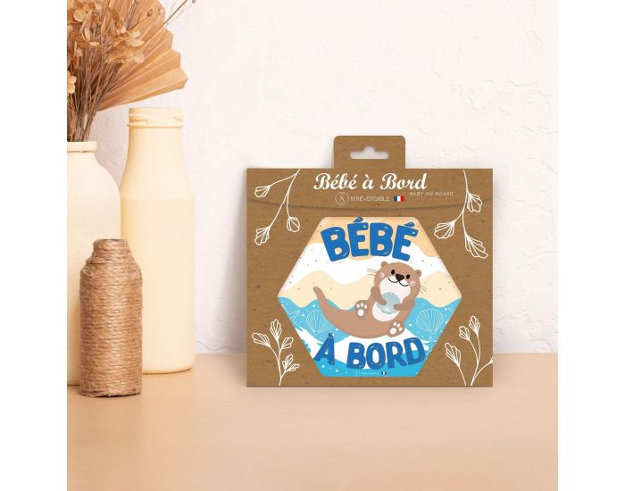 IRREVERSIBLE Adh�sif / Autocollant - B�b� � Bord - Loutre (3)