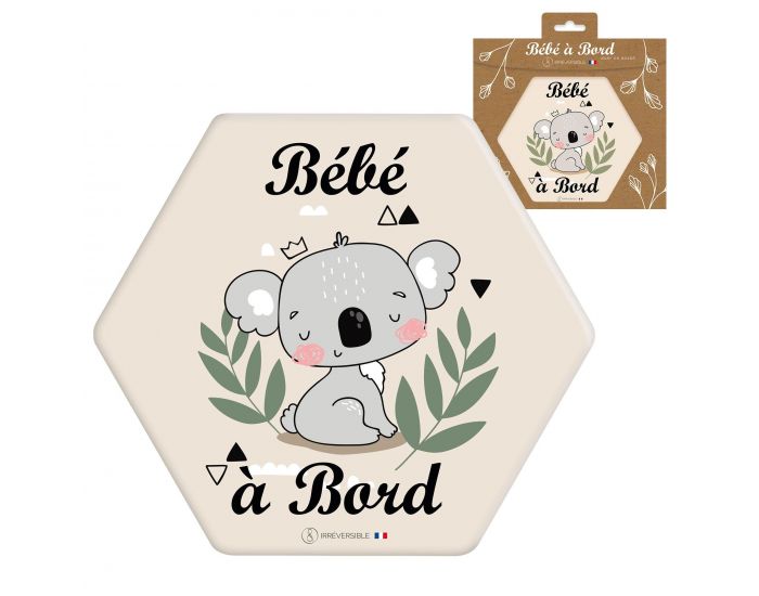IRREVERSIBLE Adh�sif / Autocollant - B�b� � Bord - Koala (5)