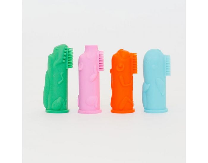 THE BRUSHIES Coffret Livre et Brossette - Rose le Cochon  (1)