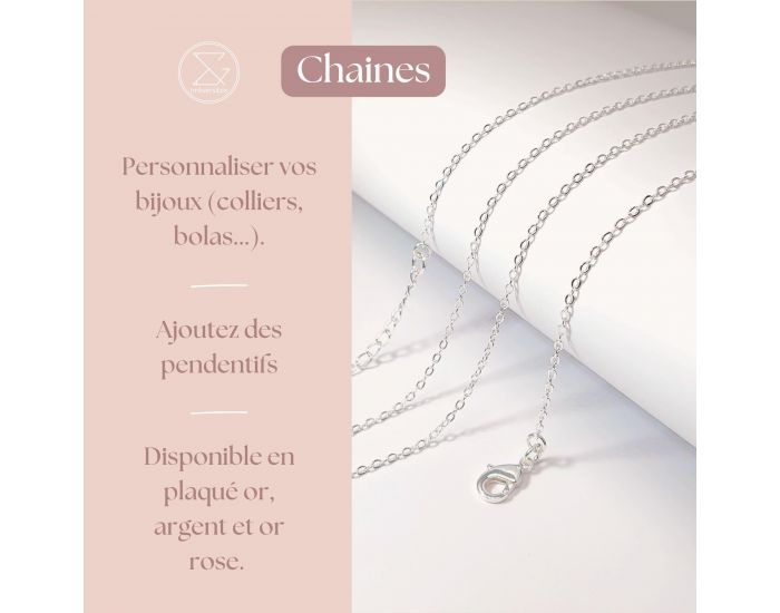 IRREVERSIBLE Cha�ne Acier Inoxydable - Or Rose (3)