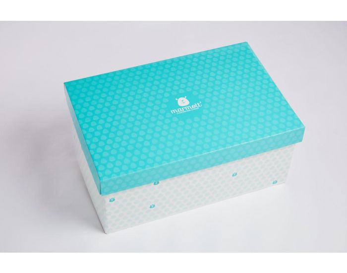 MARMOTT Babybox L'unique Bio - Berceau Evolutif en Carton et son Linge de Lit (1)