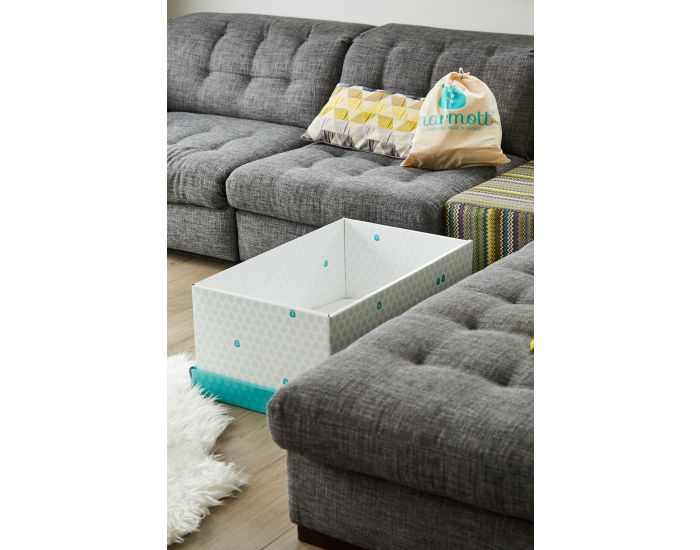 MARMOTT Babybox L'unique Bio - Berceau Evolutif en Carton et son Linge de Lit (3)