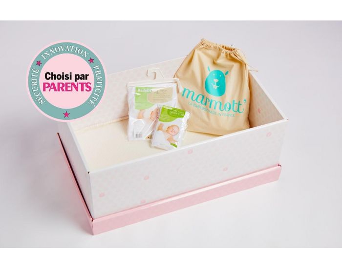 MARMOTT Babybox L'unique Bio - Berceau Evolutif en Carton et son Linge de Lit (8)