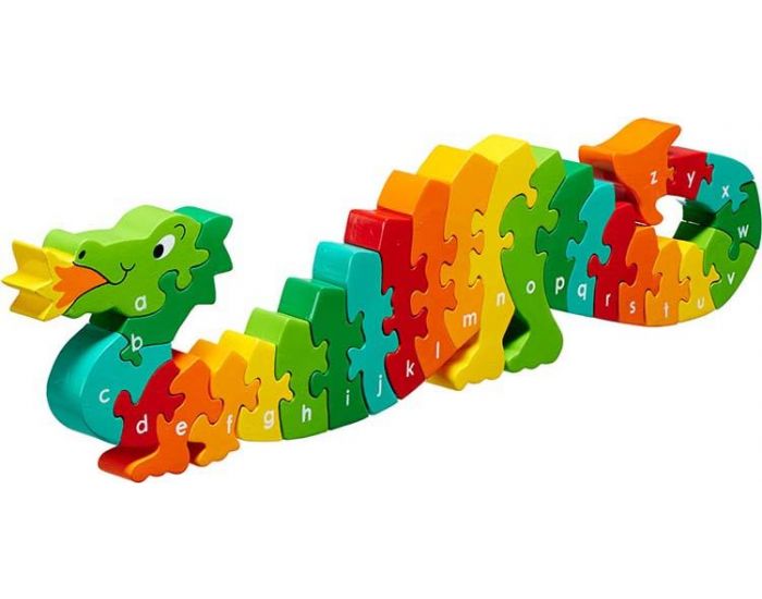 LANKA KADE Puzzle en bois Dragon Alphabet - Dès 3 ans (2)