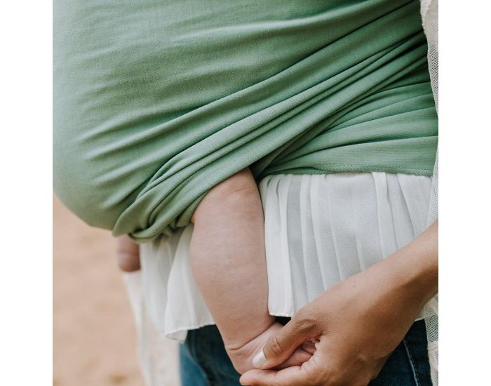 BOBA Echarpe de Portage Boba Wrap - Sage Green  (1)