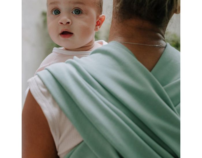BOBA Echarpe de Portage Boba Wrap - Sage Green  (4)