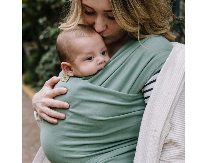 BOBA Echarpe de Portage Boba Wrap - Sage Green  (2)