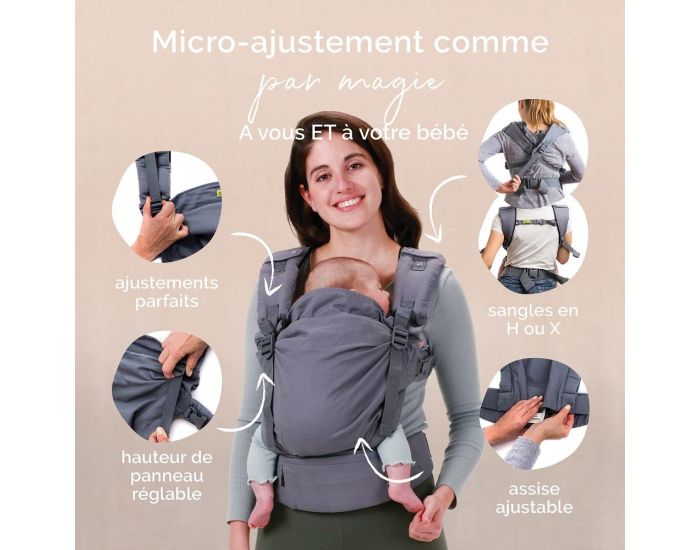 BOBA Porte-B�b� Boba X - Stone  (12)