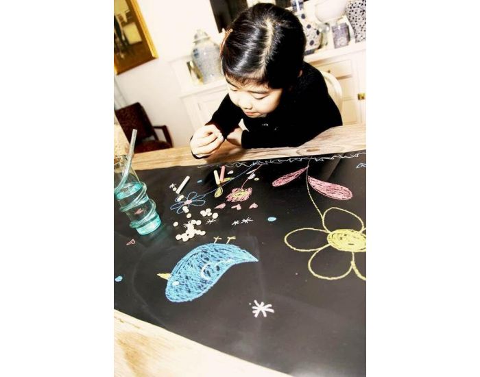 JAQ JAQ BIRD 12 Craies blanches Z�ro poussi�re - D�s 3 ans (4)