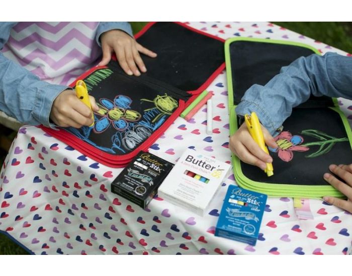 JAQ JAQ BIRD 12 Craies blanches Z�ro poussi�re - D�s 3 ans (5)