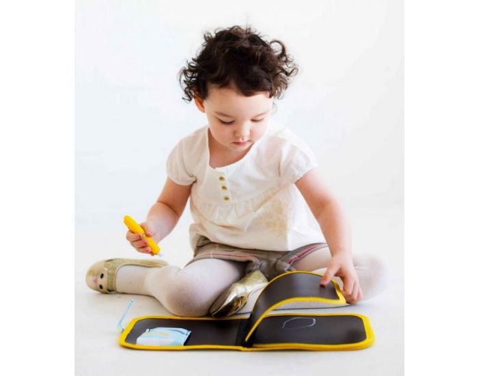 JAQ JAQ BIRD 12 Craies color�es Z�ro poussi�re + 1 Porte-craie - D�s 3 ans (1)