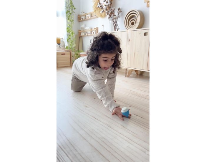 D�NA Toupie en Silicone - D�s 3 ans (2)