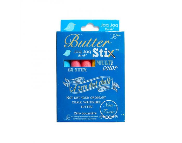 JAQ JAQ BIRD 12 Craies colores Zro poussire - Ds 3 ans (4)