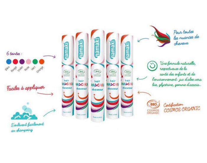 NAMAKI Mascara cheveux Rouge NAMAKI (1)