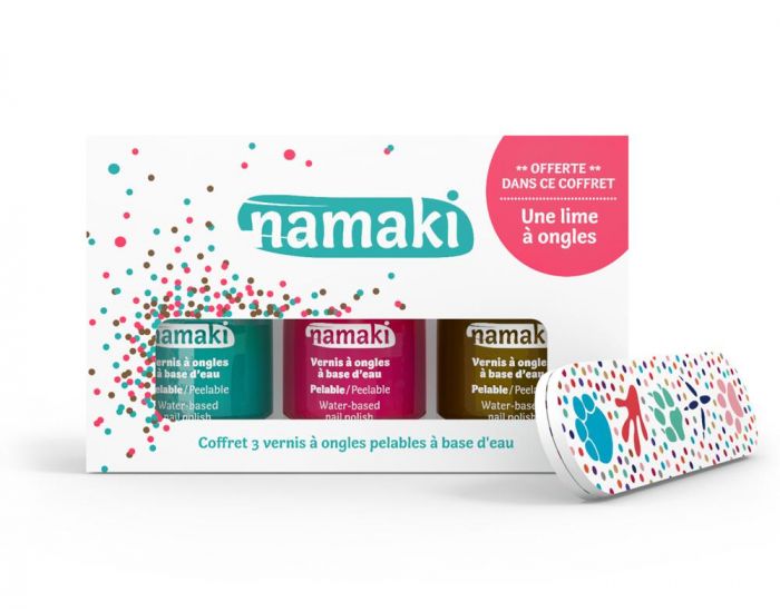 NAMAKI Coffret 3 Vernis Carabes - Coral - Bronze (3)