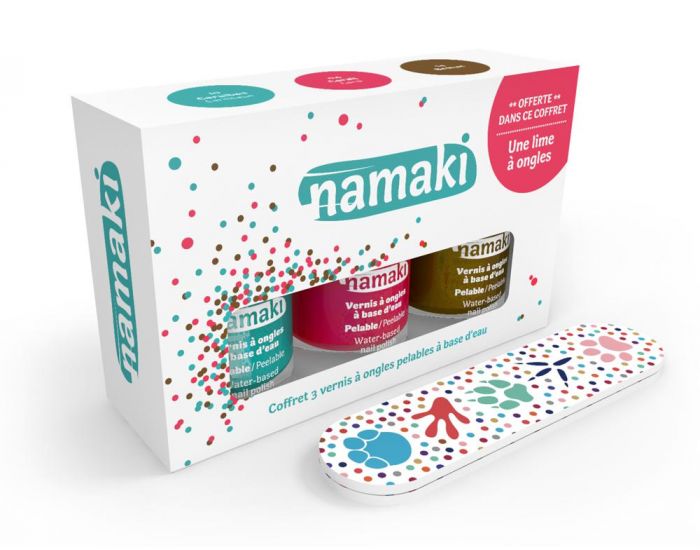 NAMAKI Coffret 3 Vernis Cara�bes - Coral - Bronze (1)