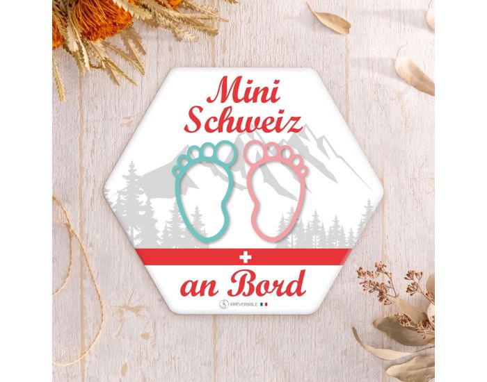 IRREVERSIBLE Adh�sif / Autocollant B�b� � Bord - Mini Schweiz an Bord (5)