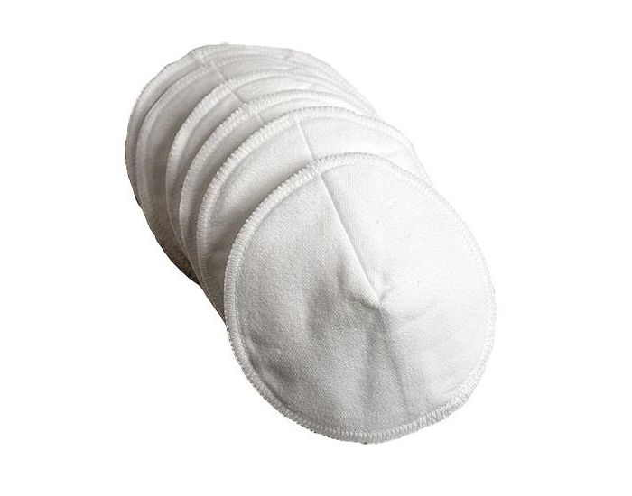 KUSHIES Lot de 6 Coussinets d'allaitement Lavables Coton KUSHIES (3)