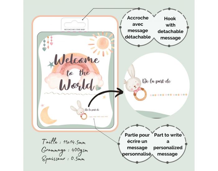 IRREVERSIBLE Carte  Offrir - Welcome to The World  (2)