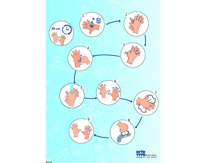 ARTE VIVA Lot de 6 Savons Visible pour les Mains 500ml  (6)