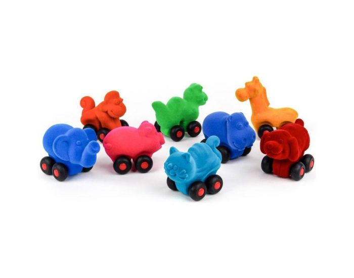 RUBBABU Animal roulant Chat Violet - D�s 12 mois (1)