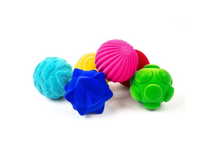RUBBABU Balle Tactile Jellyfish Turquoise - Ds 12 mois (1)