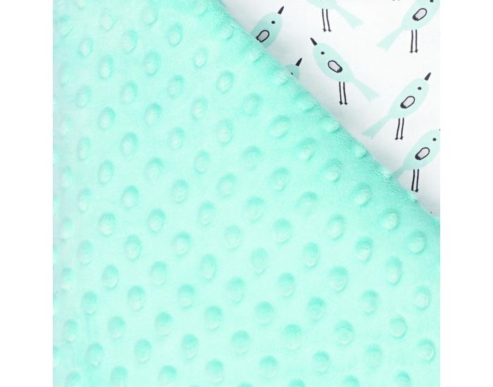 SEVIRA KIDS Couverture b�b� Minky - incroyablement douce - Alouette vert (6)