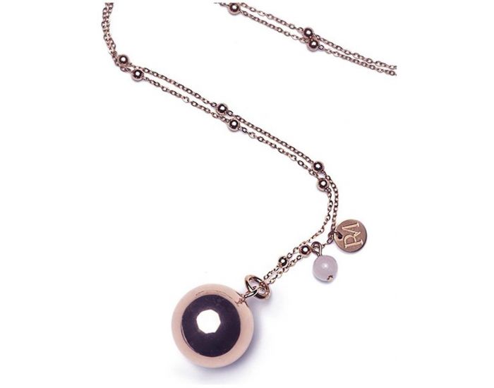 PROUD MAMA Bola de Frossesse - Fine avec Quartz Rose  (1)