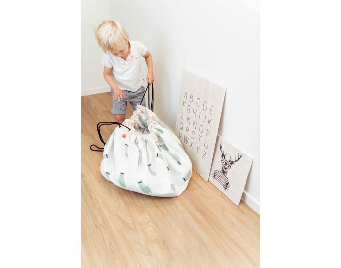 PLAY & GO Tapis et Sac de Rangement - Train (3)